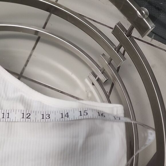 New White One-Shoulder Rib-Knit Top - Picture 5 of 8